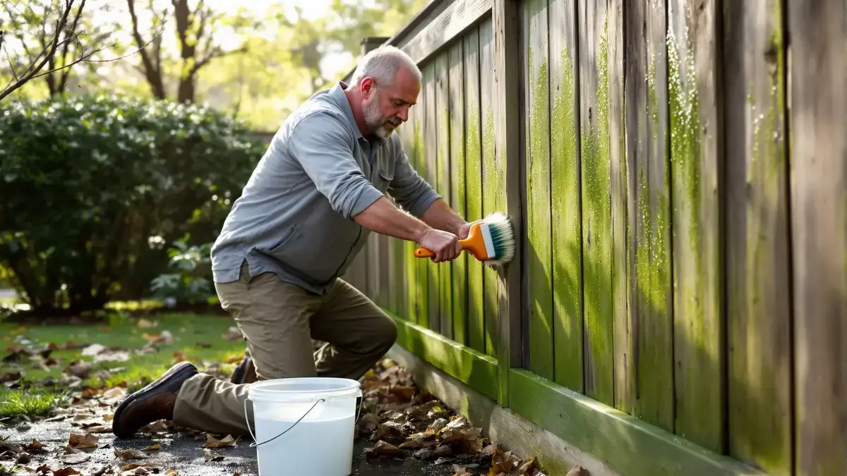 Odstraňte zelené řasy z vašeho plotu pomocí levné kuchyňské ingredience