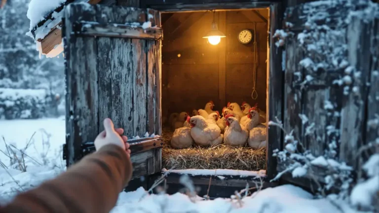 Tato jednoduchá a úsporná topení zlepšují pohodlí slepic v zimě