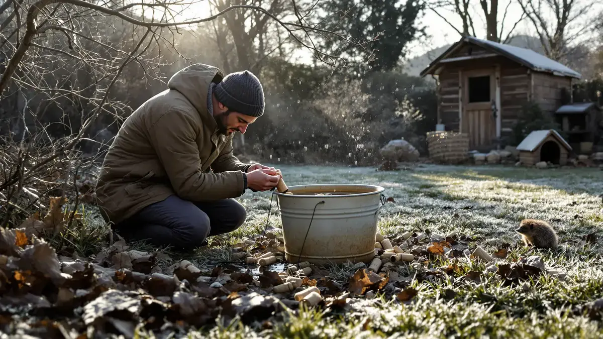 Tento drobný předmět, kterého si často nevšímáme, může tuto zimu zachránit ježky před utonutím, jednoduchý čin, na který bychom neměli zapomínat