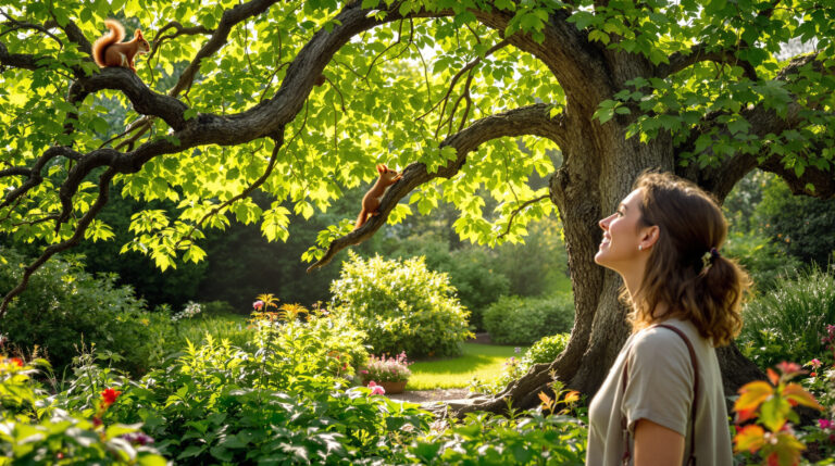 Ani obyčejná návštěva, ani škůdce: přítomnost veverky obecné značí zdravou zahradu a vyvážený ekosystém.