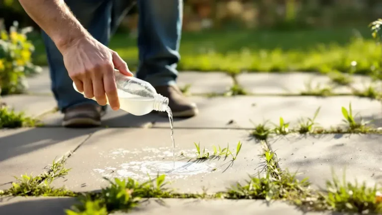 Špatný plevel nalití bílého octa v tuto přesnou hodinu posiluje mylnou představu o účinnosti zahradnických metod