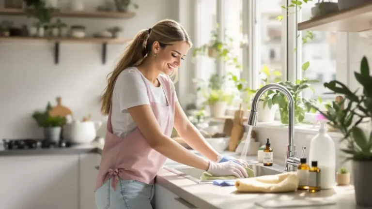 Tento domácí čisticí krém rozjasní dřez i koupelnu bez chemikálií a zbytečného drhnutí