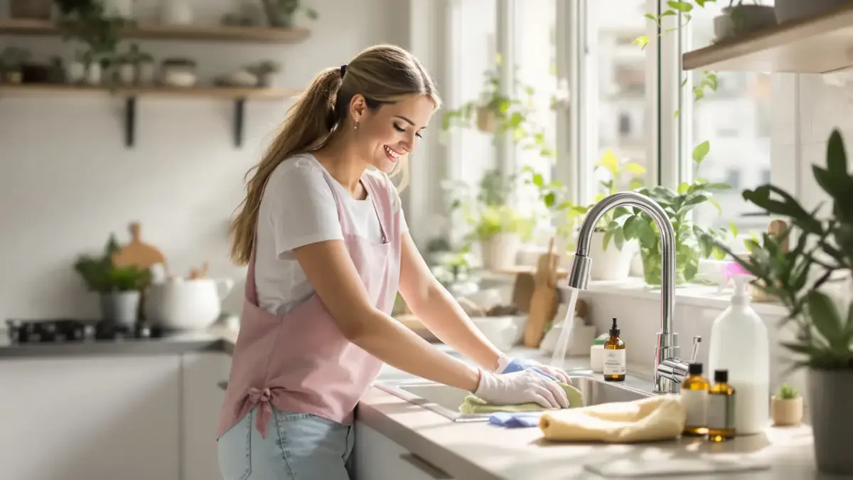 Tento domácí čisticí krém rozjasní dřez i koupelnu bez chemikálií a zbytečného drhnutí