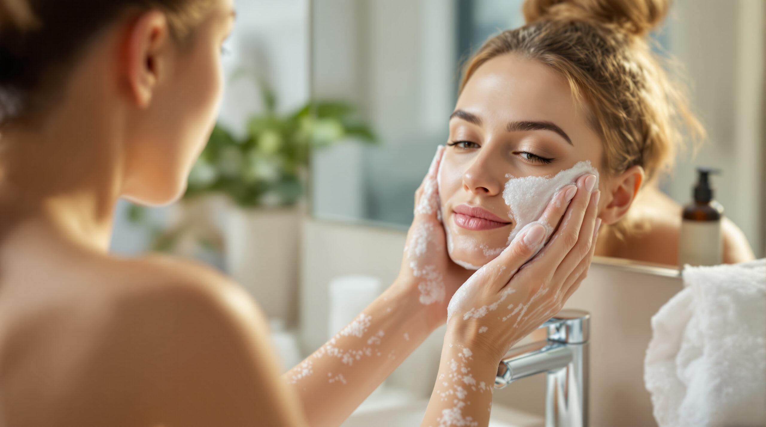 Jako odbornice na kožní vědy jsem zjistila, jak jednoduché mytí dokáže zachovat kožní bariéru bez jejího poškození.