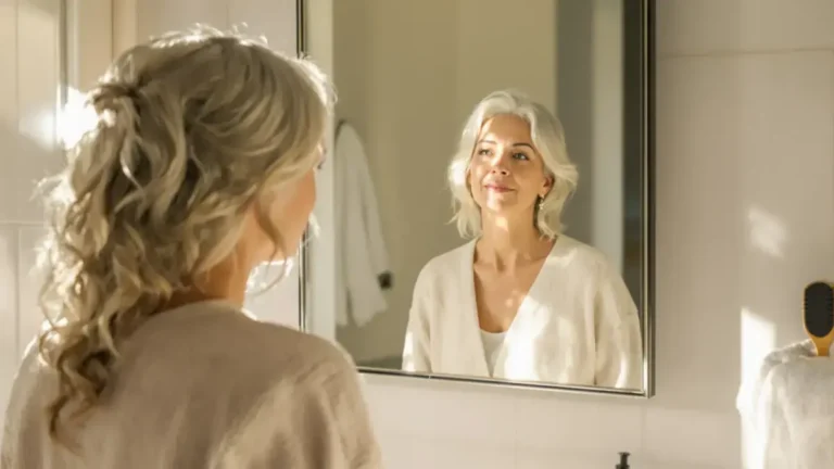 Tato metoda, jak přejít na šedivé vlasy jemně, je přehlížena těmi, kdo se po padesátce bojí šedé barvy