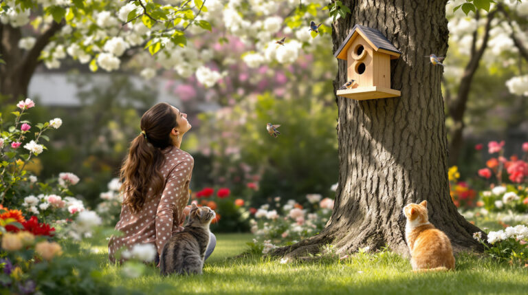 Milovala jsem své kočky, ale zabíjely ptáky: zde jsou jednoduché tipy, které vše změnily a zachránily faunu mé zahrady