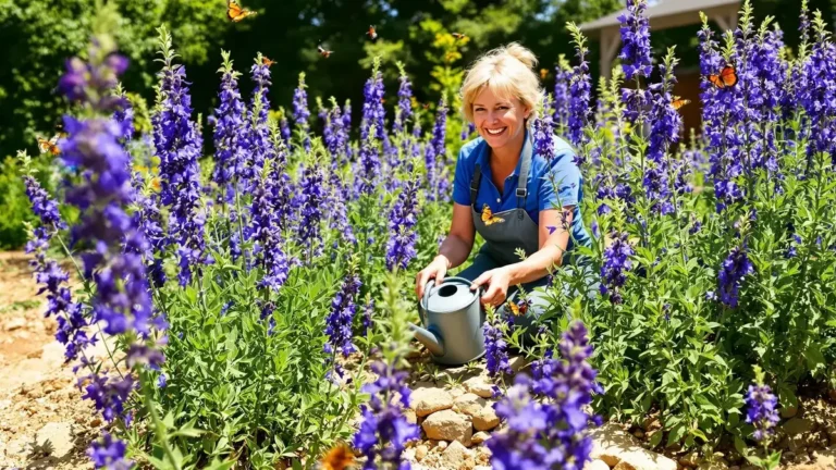 Tato modrá trvalka z amerických prérií kvete bez zálivky i v horkém létě a snadno se přizpůsobí vaší zahradě