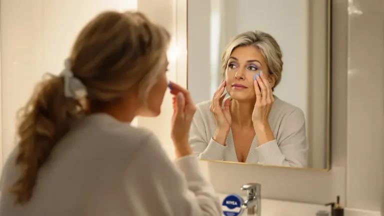 Modrý krém Nivea, milovaný našimi babičkami, skrývá nečekané účinky na kruhy pod očima po padesátce