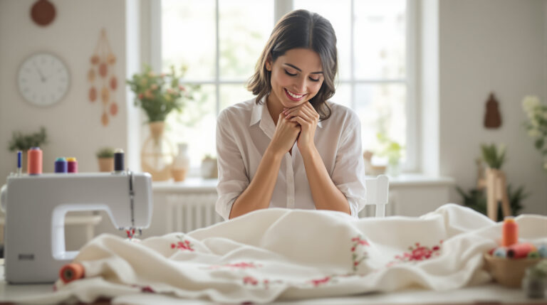 Moje staré vyšívané povlečení leželo ladem, dokud jsem neobjevila tuto šicí techniku, která okouzlila celé mé okolí.