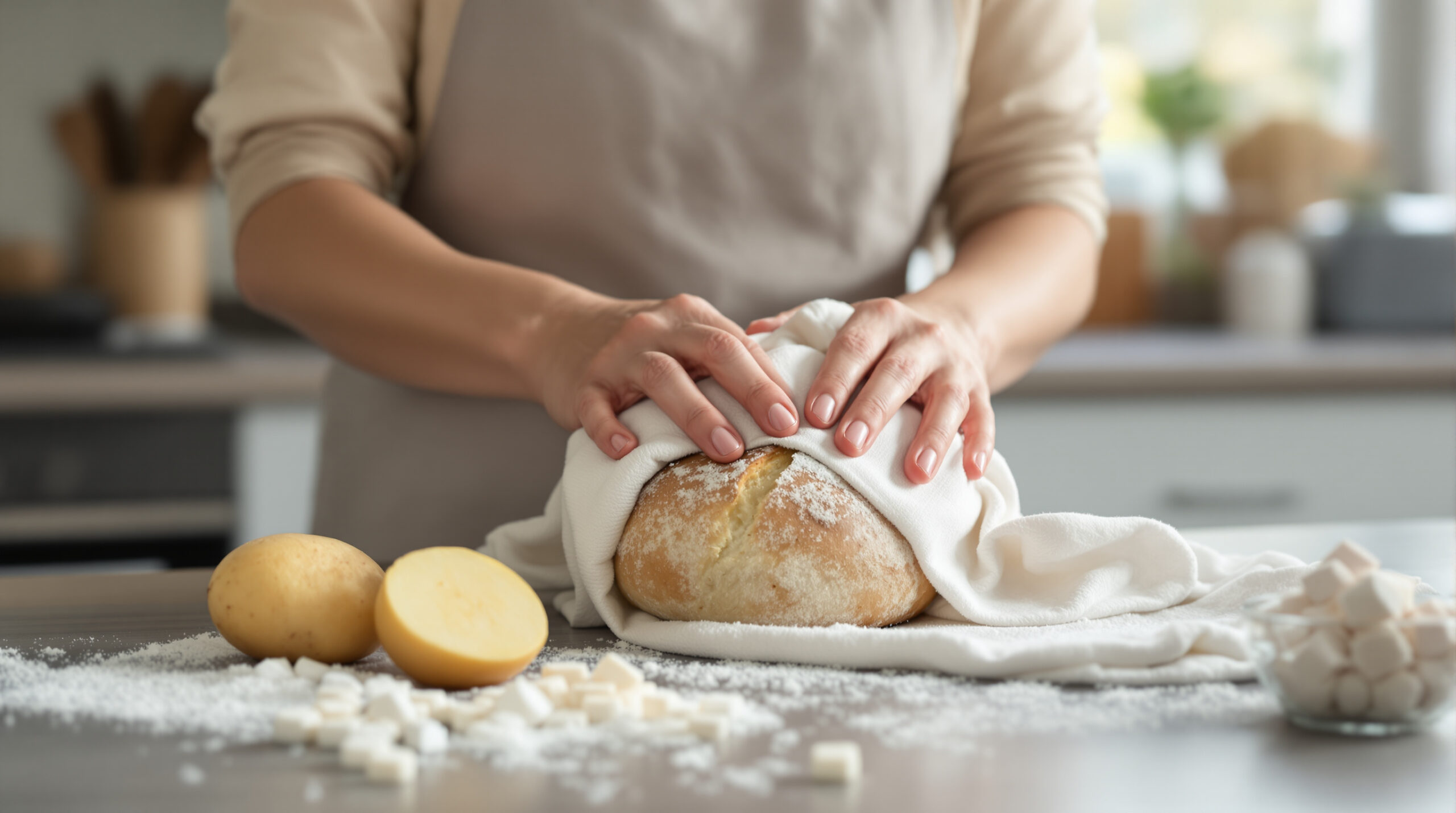 Můj chléb tvrdnul příliš rychle, dokud jsem k němu nepřidal tyto dvě potraviny: jednoduchý trik, který zdvojnásobil jeho čerstvost.
