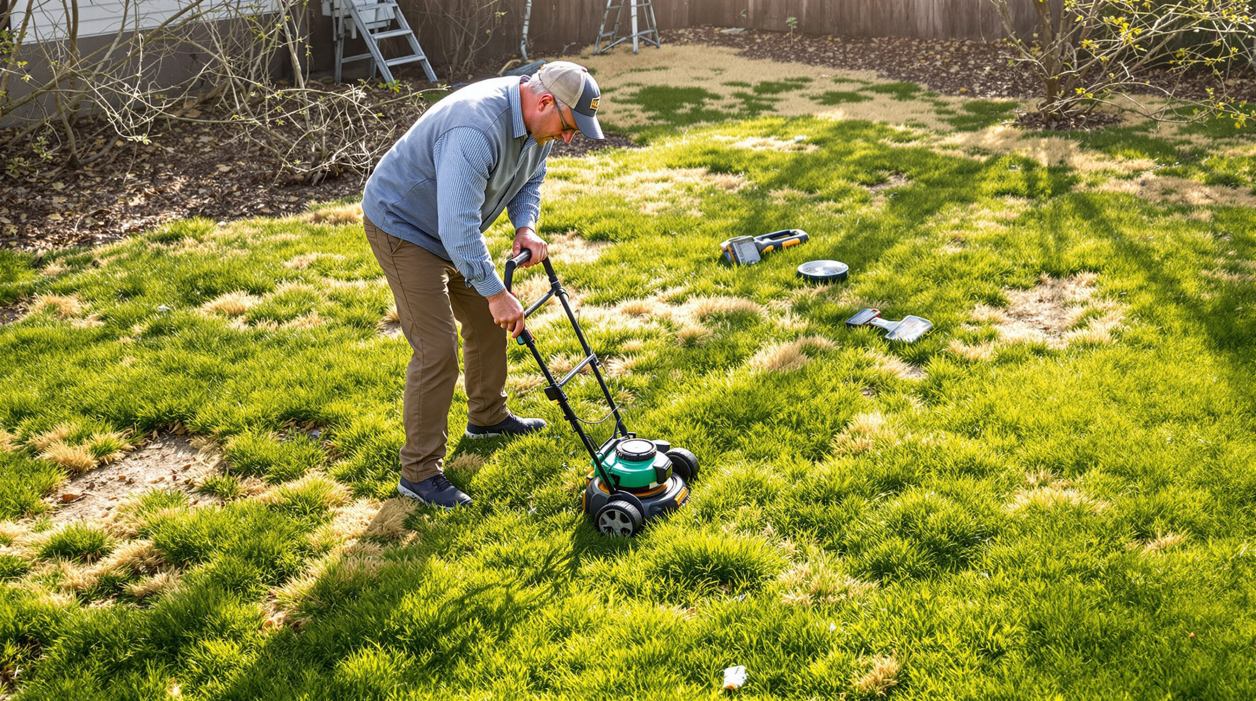 Obával jsem se prvního sekání trávníku po zimě: tato úvodní seč mi odhalila překvapení, která jsem nečekal.