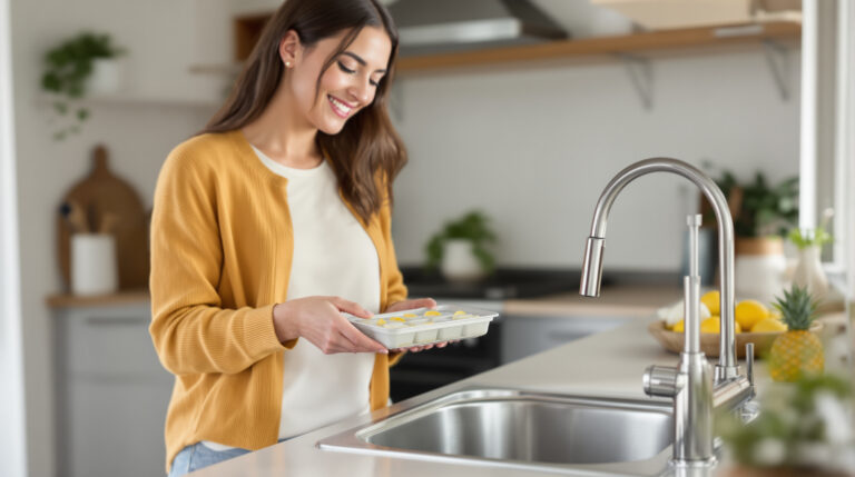 Objevila jsem kostku octa: za 10 vteřin byl můj dřez svěží a čistý, aniž bych utratila jedinou korunu.