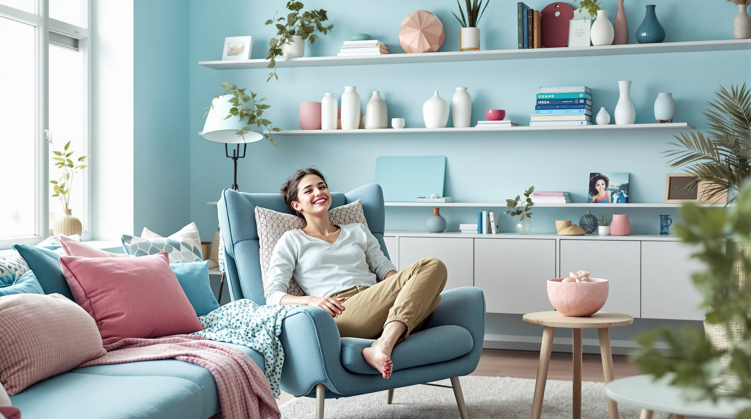 Od chvíle, kdy jsem objevil tuto kolekci IKEA, se atmosféra mého pokoje během pár minut úplně proměnila a jsem z výsledku nadšený!