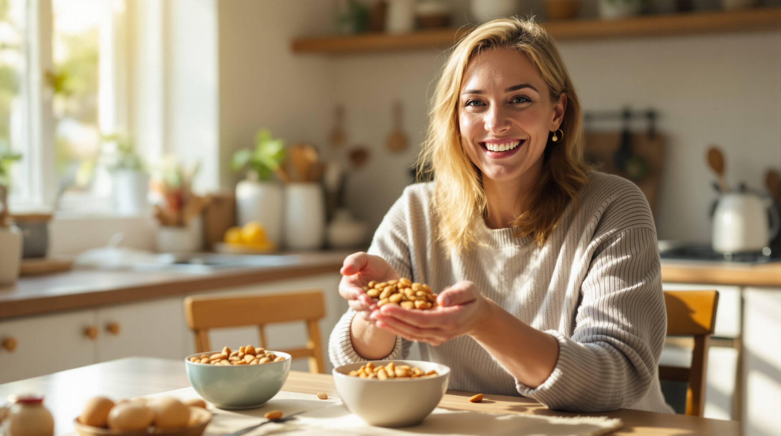 Od té doby, co jím každý den 10 mandlí, cítím se energičtější a mé zdraví se výrazně zlepšilo.