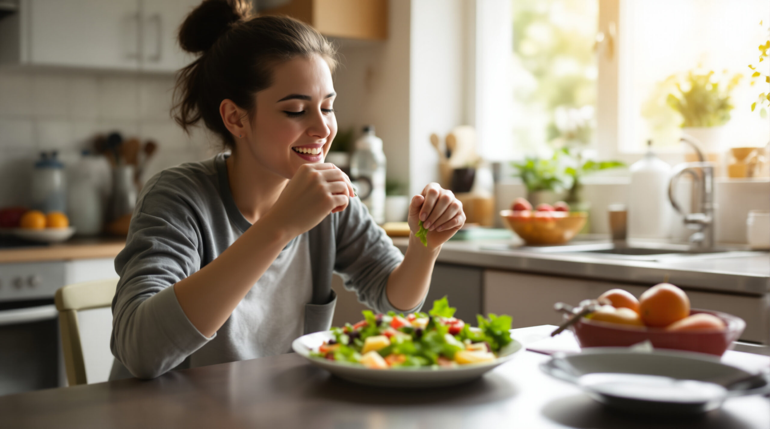 Od té doby, co jsem každý den vyměnil jedno jídlo za salát, hubnu bez hodin strávených v posilovně.
