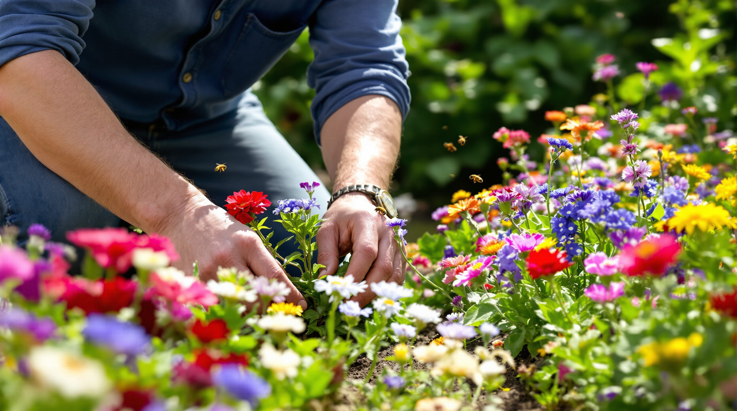 Od té doby, co jsem na zahradě zasadil těchto 5 květin, vidím, jak se sem stahují včely a opylují mé rostliny.