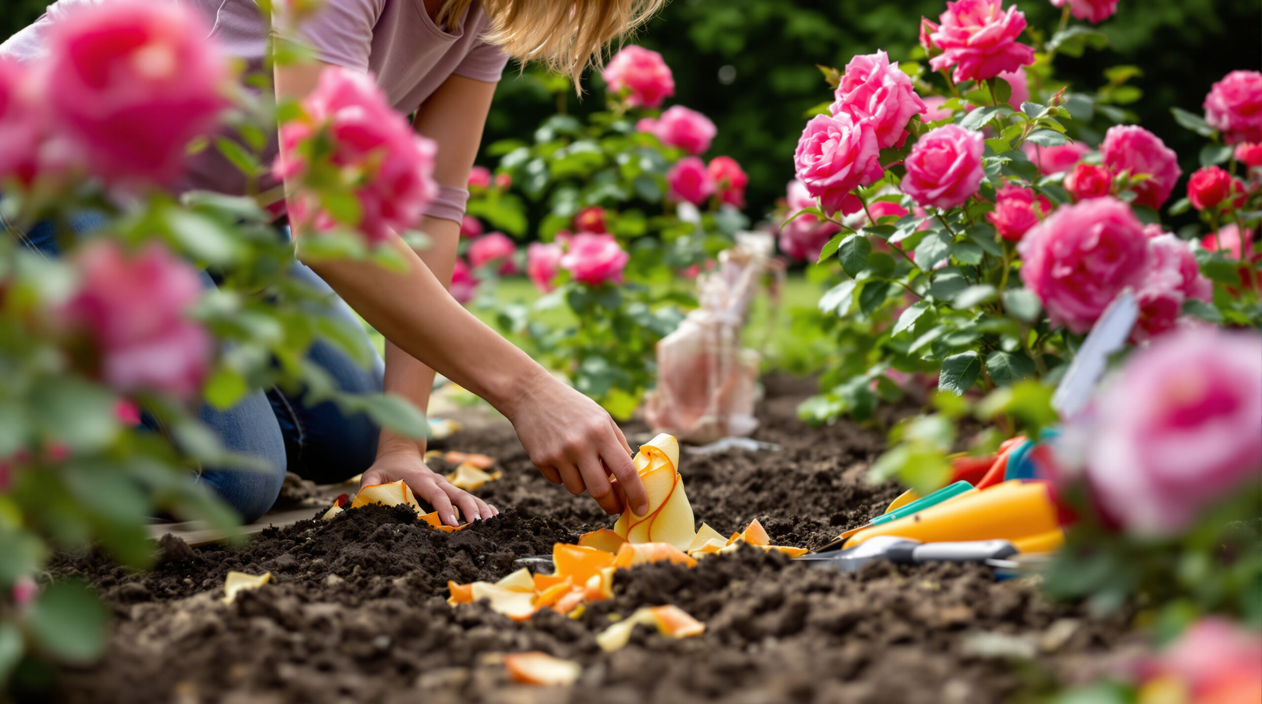 Od té doby, co používám zeleninové slupky, moje růže kvetou po celou sezónu jako nikdy předtím