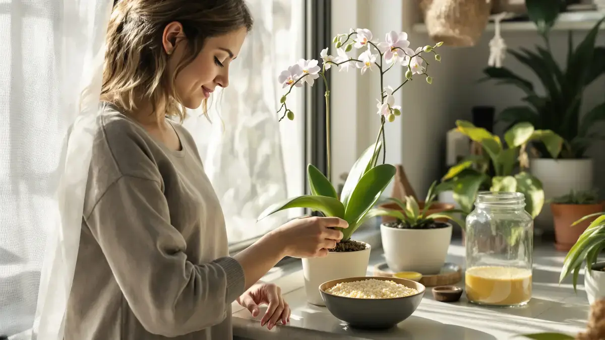 Orchideje v nouzi zbytková kuchyňská ingredience vrací život často odsouzeným rostlinám