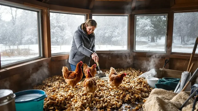 Oteplení ohrožuje váš kurník ignorování úpravy podestýlky může způsobit neviditelná nebezpečí