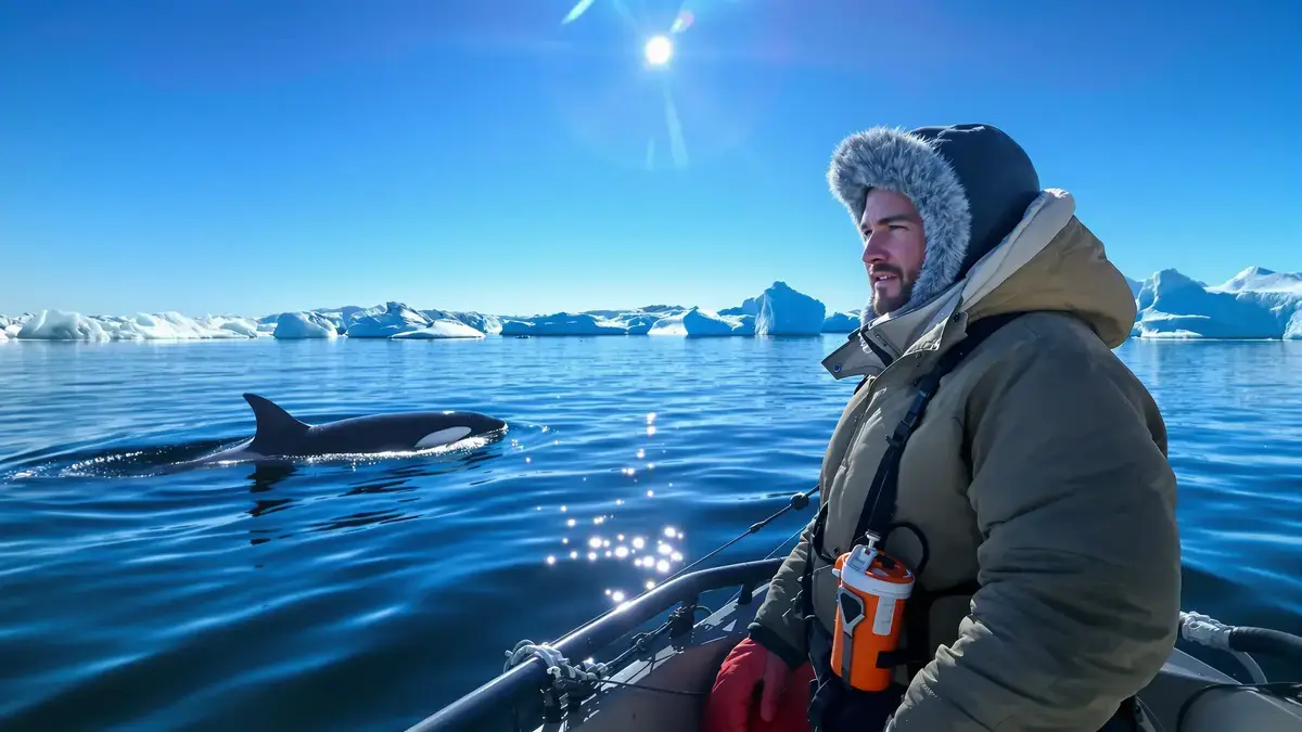S oteplováním klimatu připlouvají kosatky do Arktidy