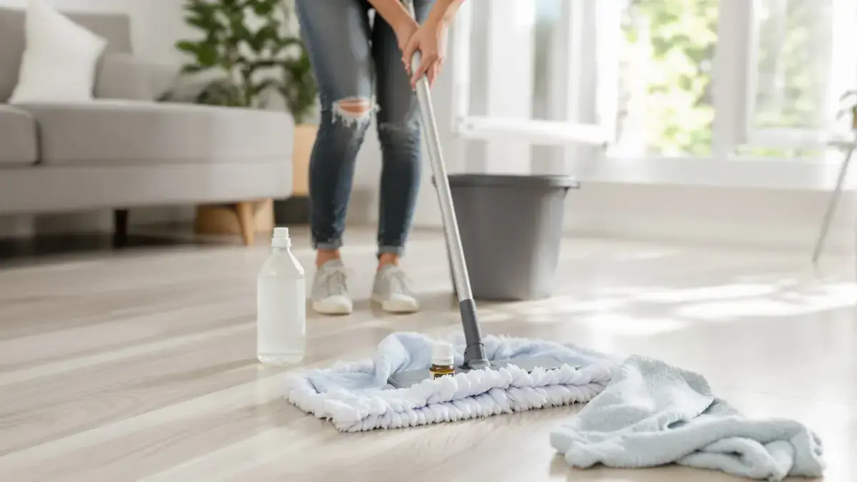 Přidejte tuto přísadu do vody na čištění pro delší čistotu podlah