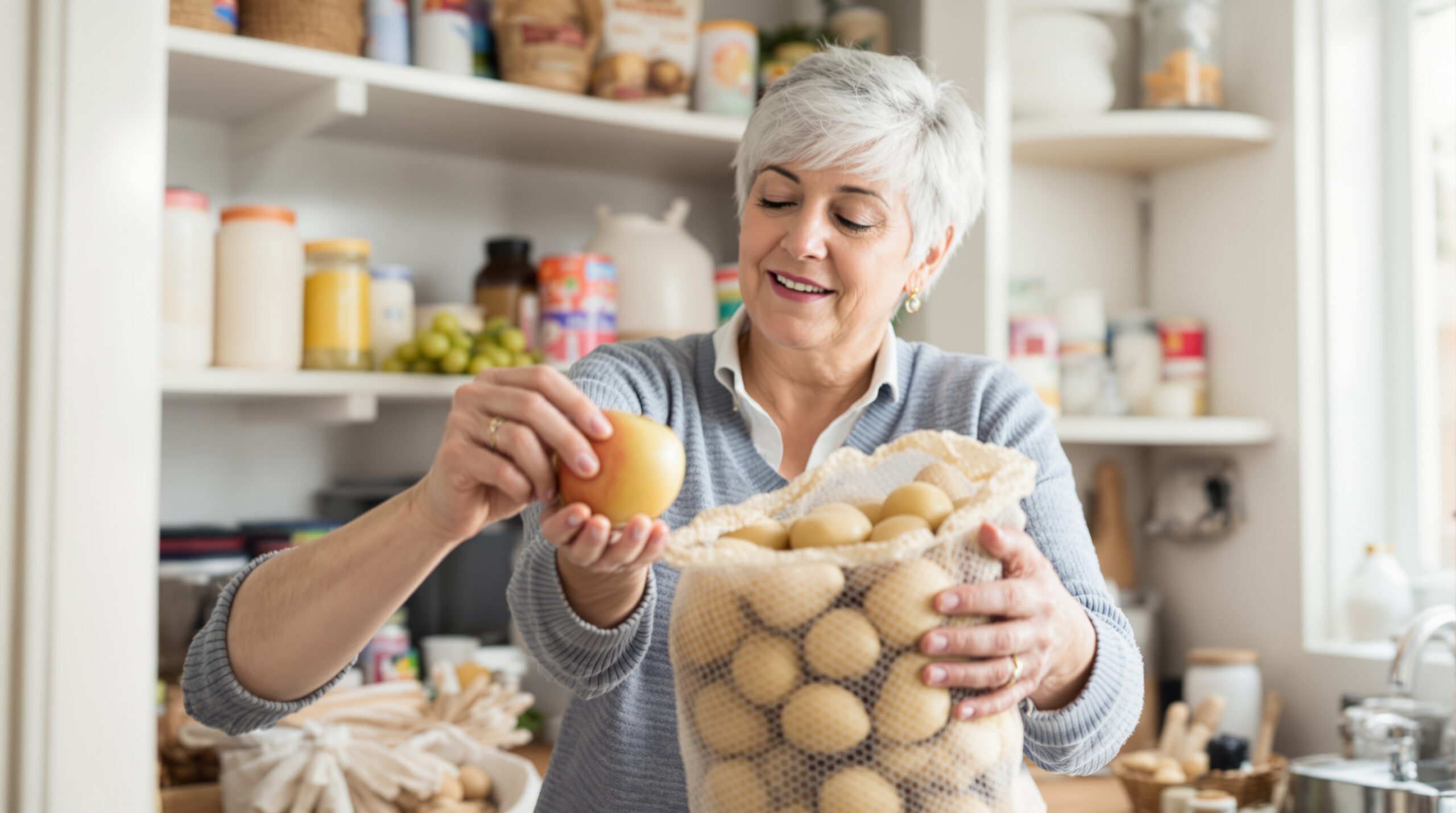 Přidejte tento jednoduchý prvek do svého sáčku za 1 € a prodloužíte trvanlivost svých brambor
