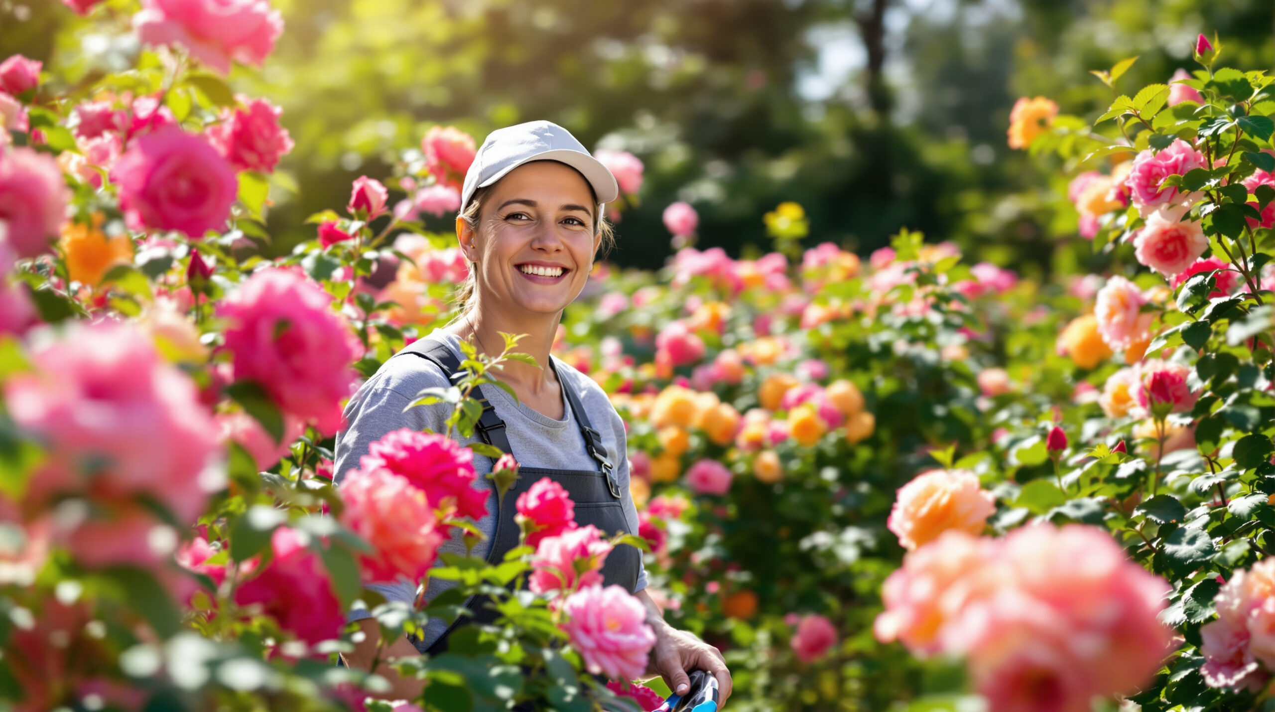 Prořezával jsem růže v březnu a od té doby kvetou jako nikdy předtím, zaplavují mou zahradu zářivými barvami.
