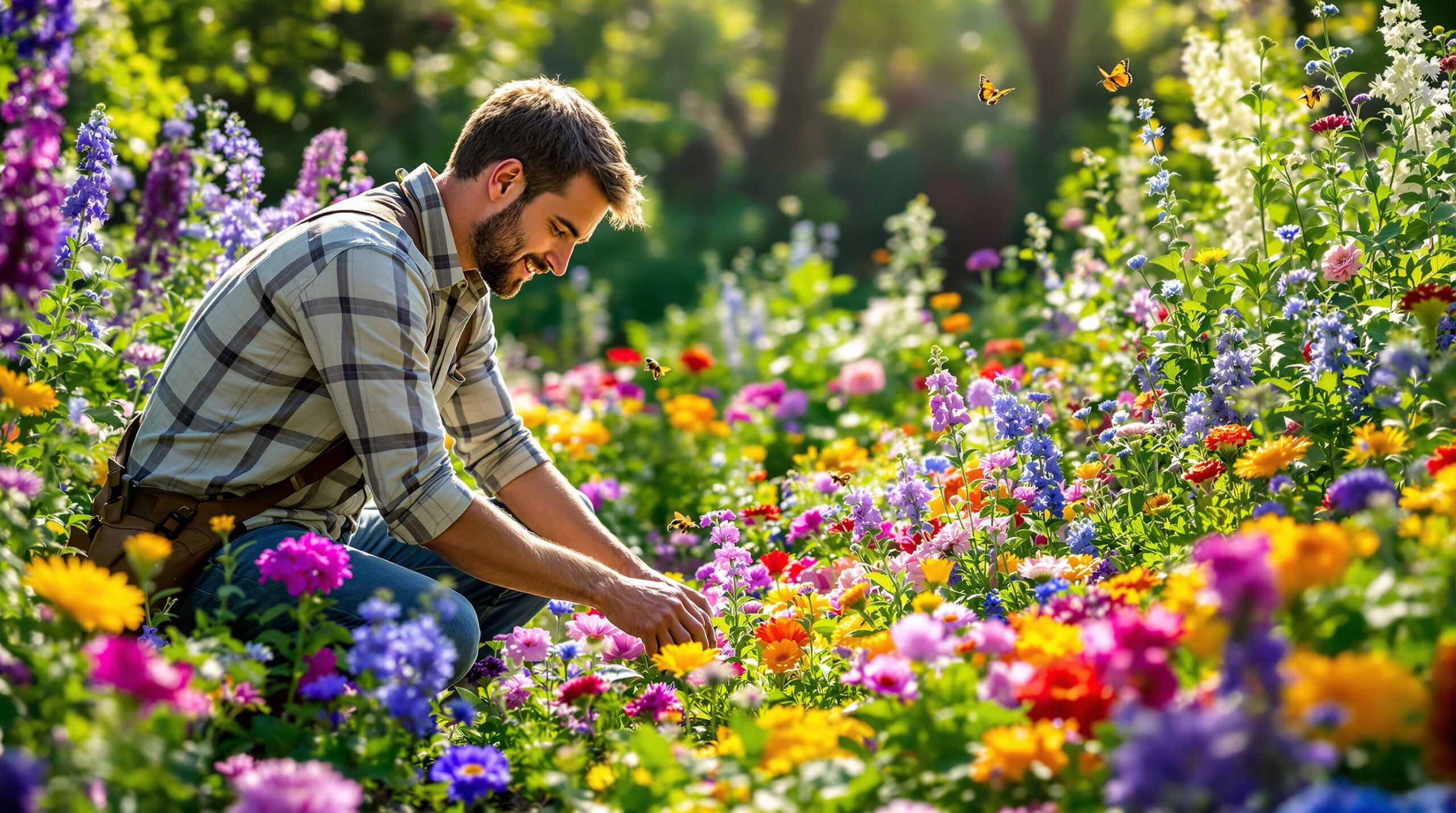 Rozhodl jsem se zasadit květiny pro včely a zjistil jsem, jak moc proměňují mou zahradu v opravdový ráj biodiverzity.