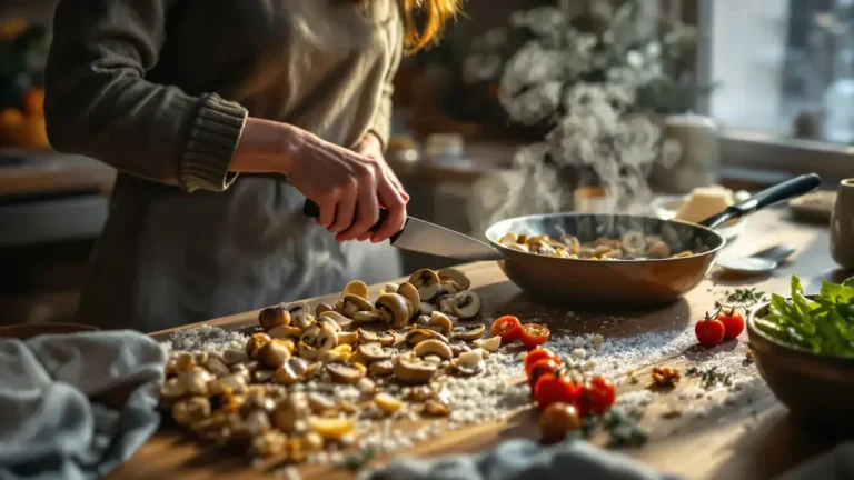 Tento recept na slaný clafoutis s houbami a čerstvými bylinkami nabízí mimořádně nadýchanou texturu pro chutnou večeři