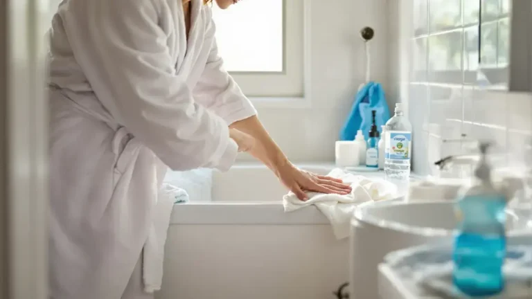 Tento trik s toaletním papírem namočeným v octu řeší problém v koupelně, který mnoho lidí přehlíží