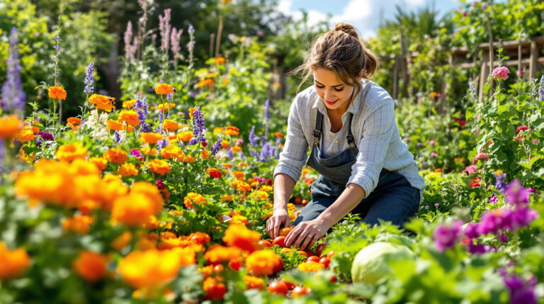Tyto květiny chrání vaši zeleninovou zahradu před škůdci bez chemie, stačí je vysadit mezi zeleninu.