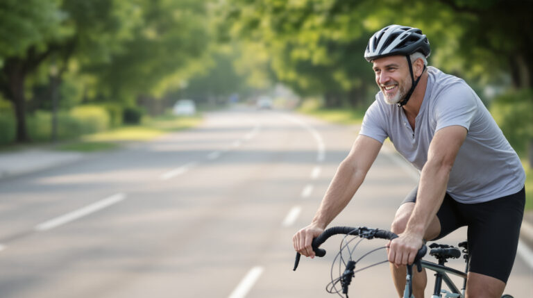 Ve věku 50 let jsem znovu začal jezdit na kole a objevil jsem ideální rychlost, která mi opravdu pomáhá hubnout bez ztráty motivace