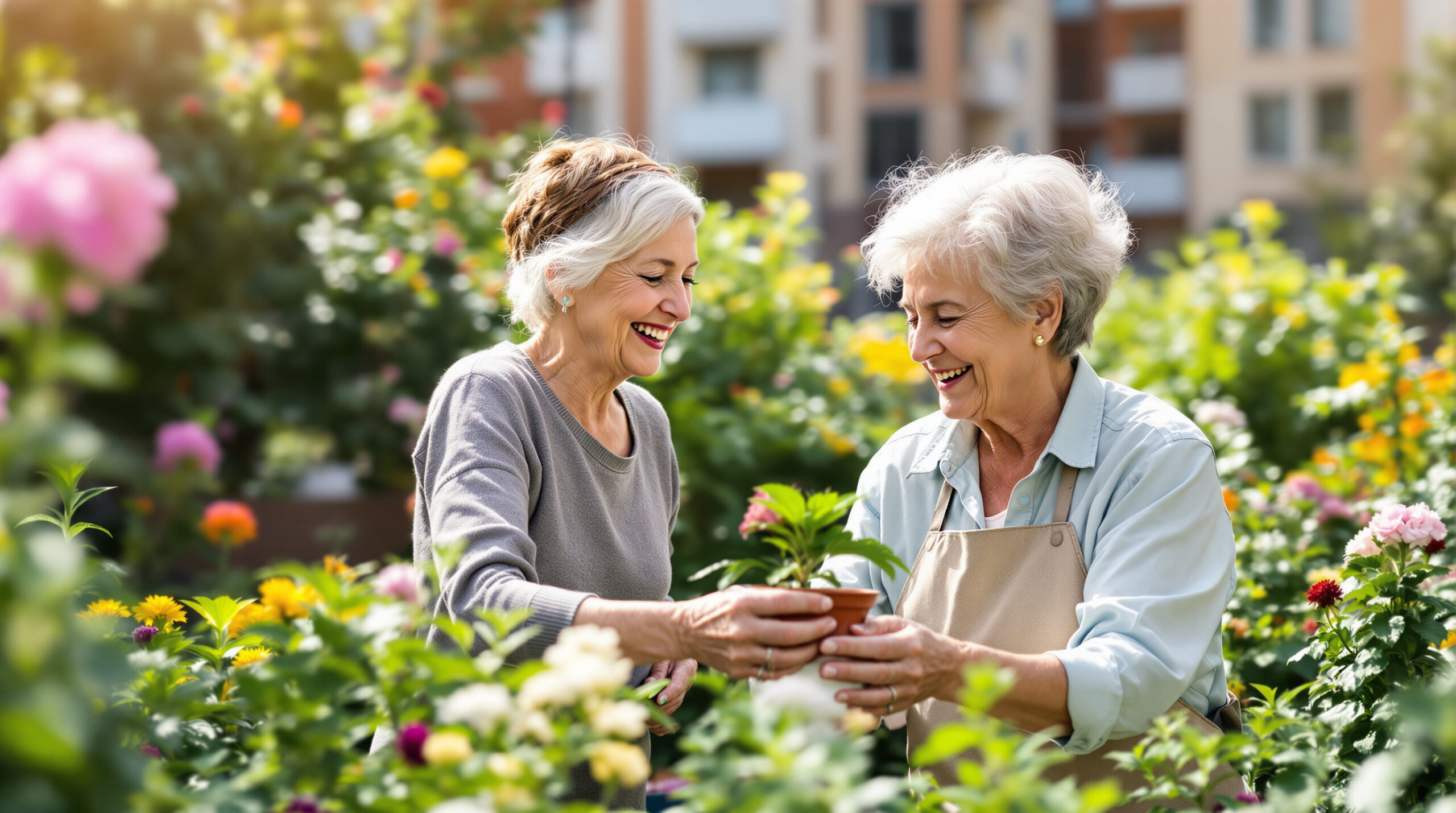 Zjistil jsem, že čas strávený na zahradě mi pomáhá necítit se osaměle, zvlášť od té doby, co se ke mně při zahradničení přidala sousedka.