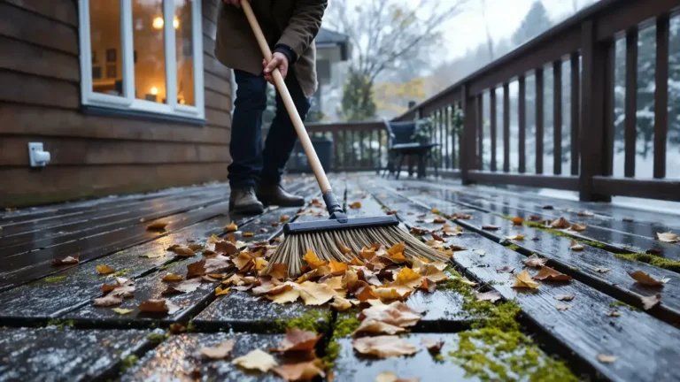 Tento špatný zimní zvyk na terase způsobuje 3 skryté problémy které mnozí podceňují