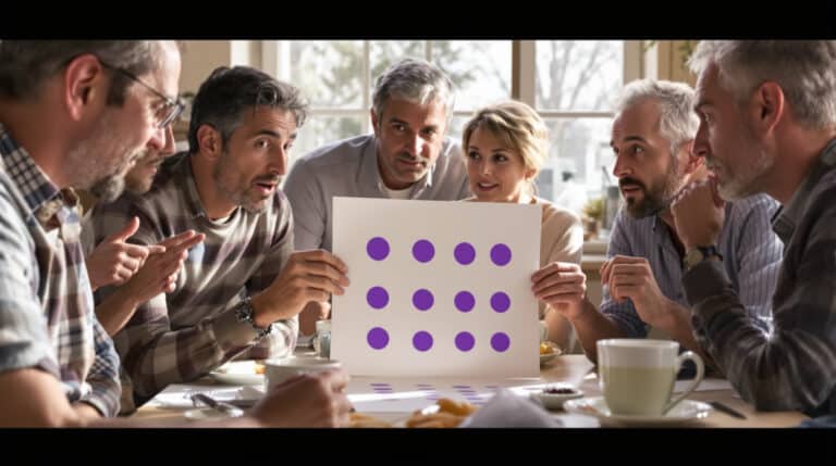 Byli jste oklamáni: optické iluze neodhalují skutečnou barvu bodů — zjistěte, co váš mozek doopravdy dělá.