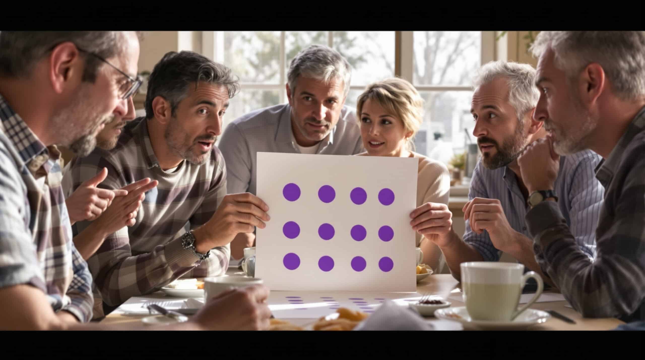 Byli jste oklamáni: optické iluze neodhalují skutečnou barvu bodů — zjistěte, co váš mozek doopravdy dělá.