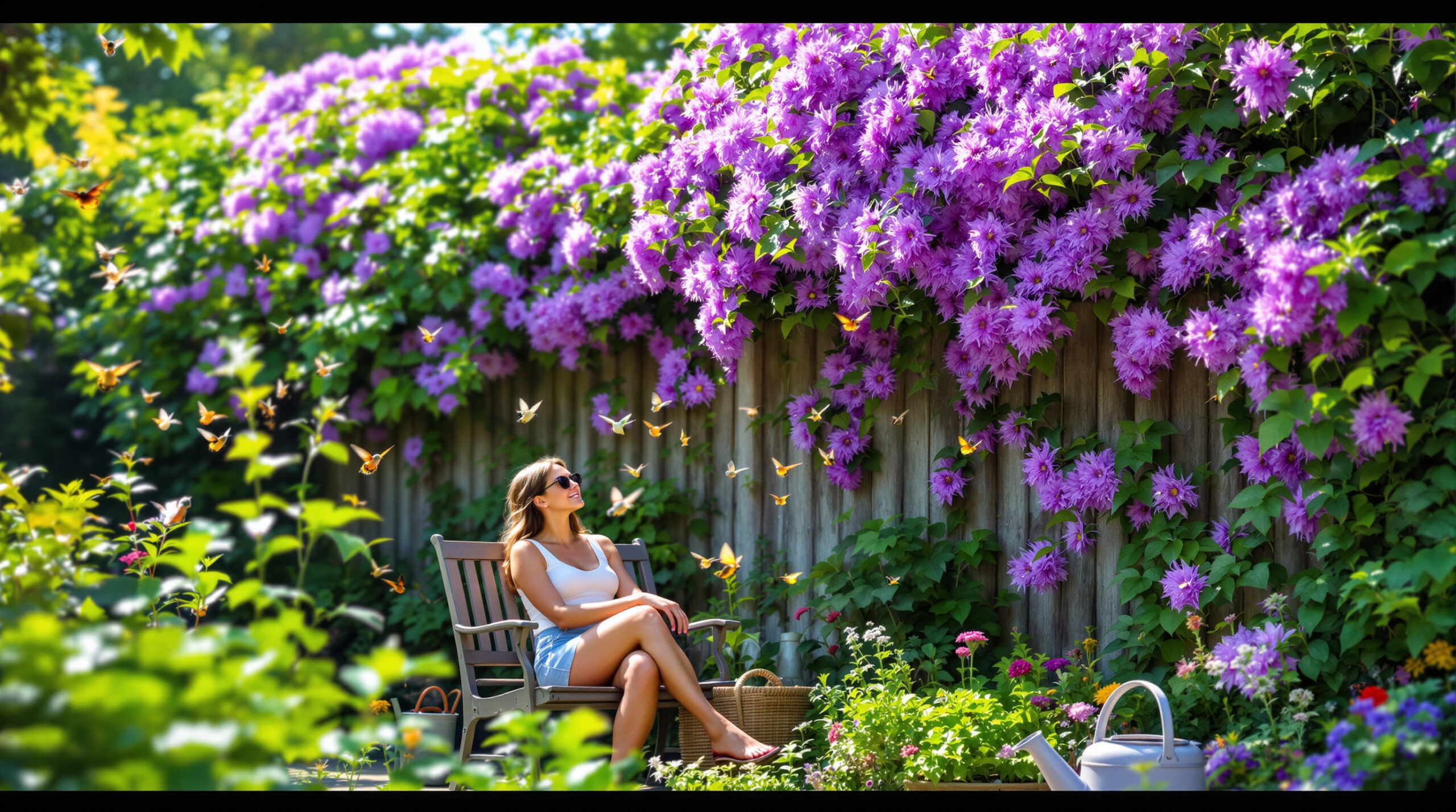 Fialová liána, kterou můžete zasadit už teď, může podle odborníků toto léto přilákat kolibříky, včely i motýly do vaší zahrady