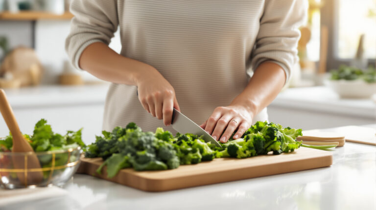 Krájením zelené zeleniny jsem zjistila, že tento jednoduchý krok posiluje naši imunitu: objev, který změnil můj způsob vaření