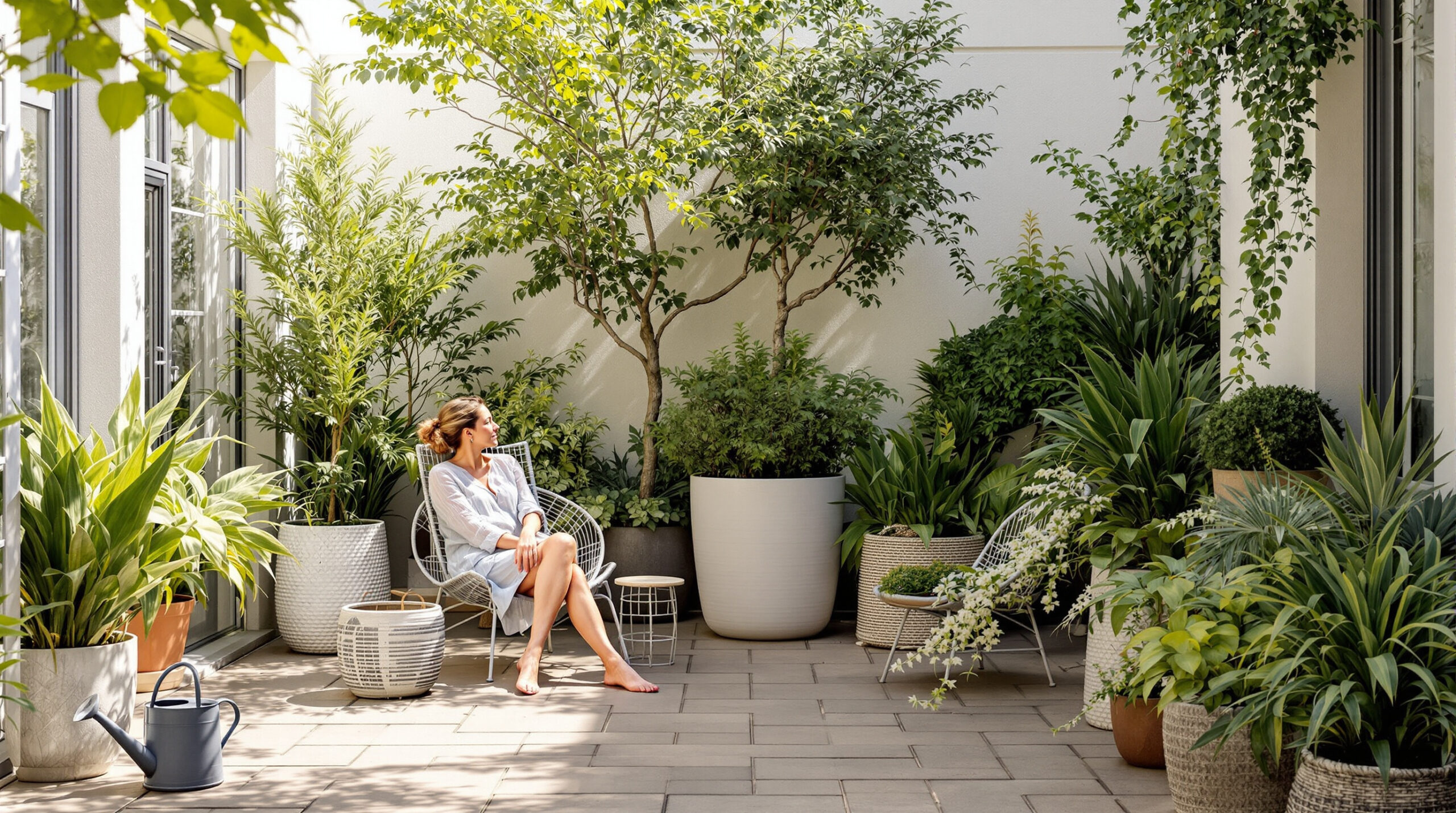 Malý dvorek: tento tip na úpravu promění obyčejný kout s dlažbou v luxusní terasu oblíbenou designéry
