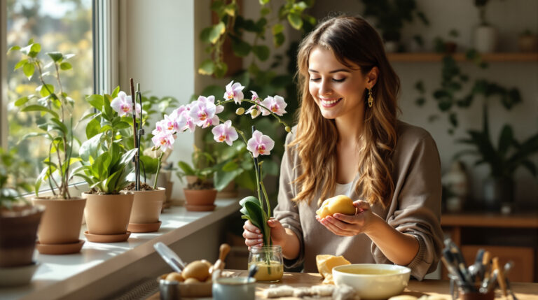 Moje brambora zachránila moji orchidej: během pár dní nádherně rozkvetla, nečekaný objev změnil můj způsob zahradničení
