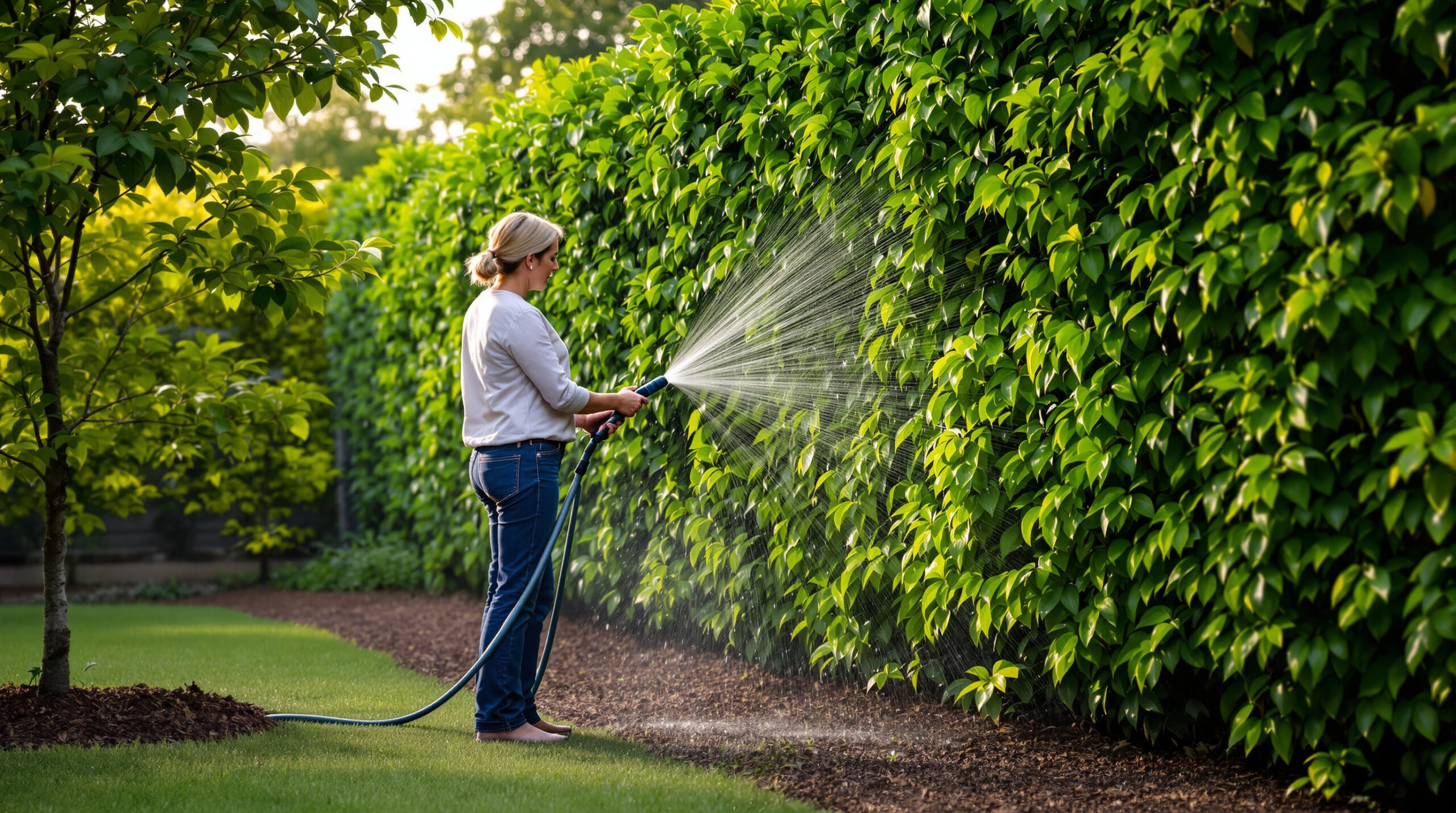 Můj živý plot trpěl nesprávnou zálivkou: objevila jsem jednoduchou metodu, která ho udrží zdravý celé léto bez nadměrného stříhání
