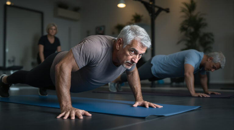 Plank: Ve 40, 50, 60 letech – jak dlouho byste měli vydržet v této pozici podle věku