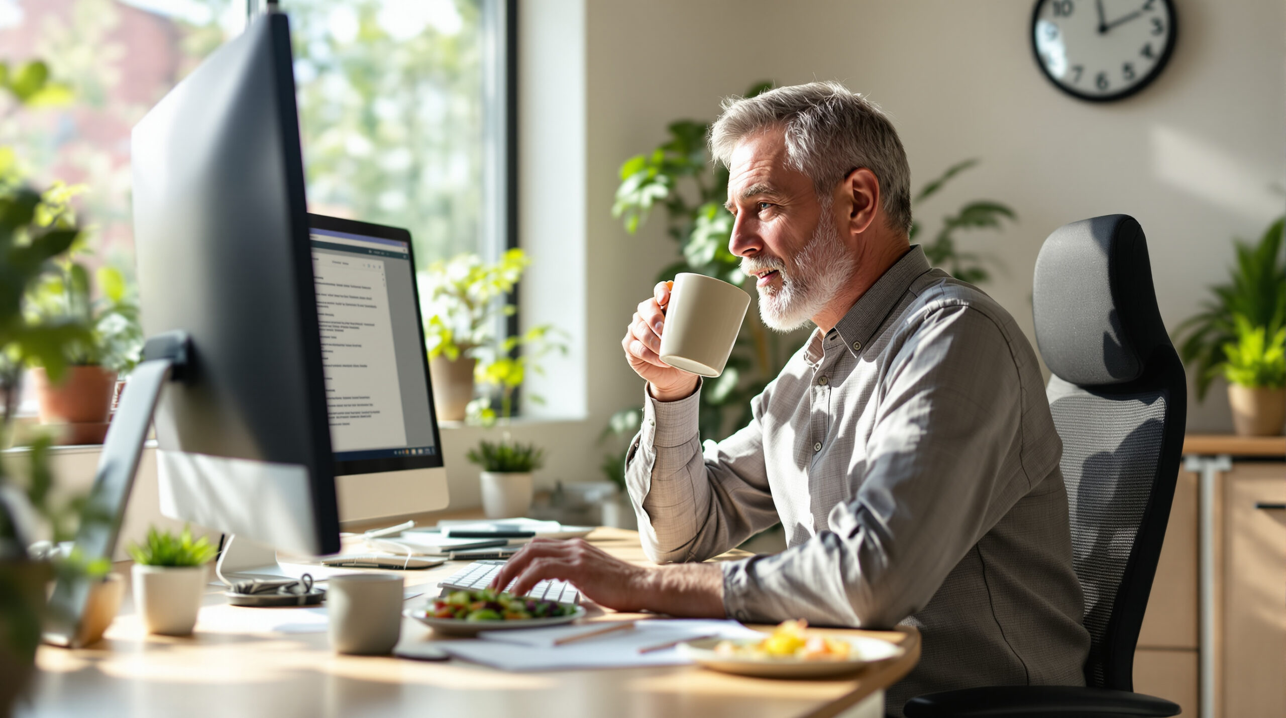 Po letech pití kávy jsem zjistil, že zelený čaj mi dodá energii odpoledne bez únavy kolem páté.