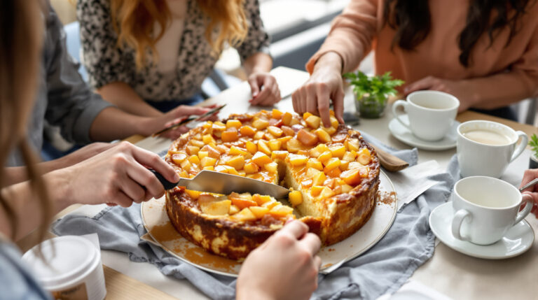 Tento koláč s kompotem připravíte za 30 minut a do 5 €, potěší kolegy při nezapomenutelné sladké pauze.