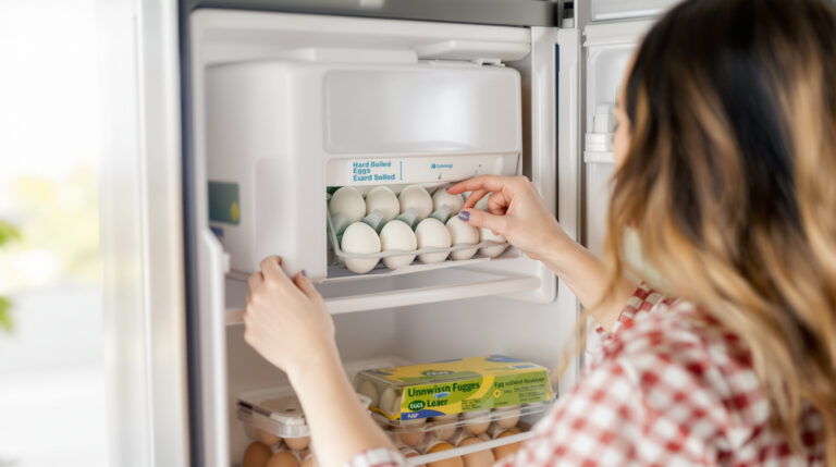 Tento zásobník na vejce neslouží k ukládání vajec: odhaluje málo známý trik, jak maximalizovat prostor v lednici.