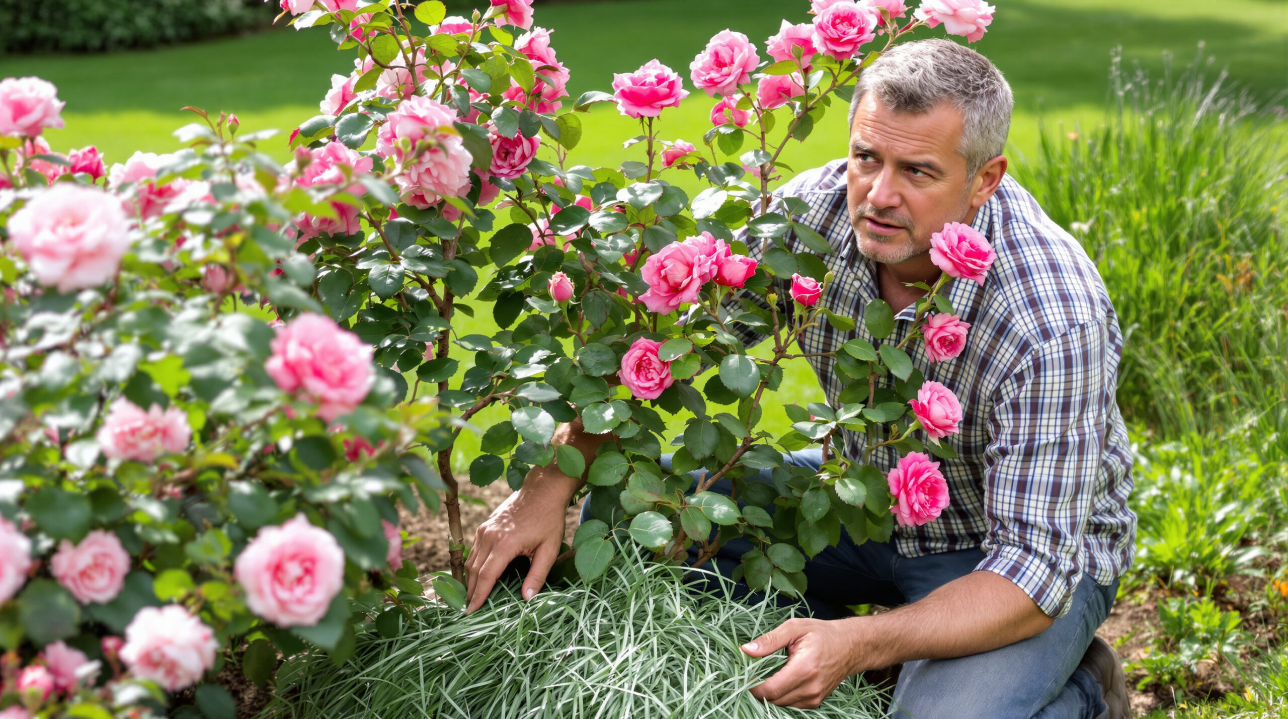 Už nikdy nedávejte posekanou trávu ke kořenům růží: zahradní architekt odhaluje, proč tento zvyk může vašim rostlinám škodit.