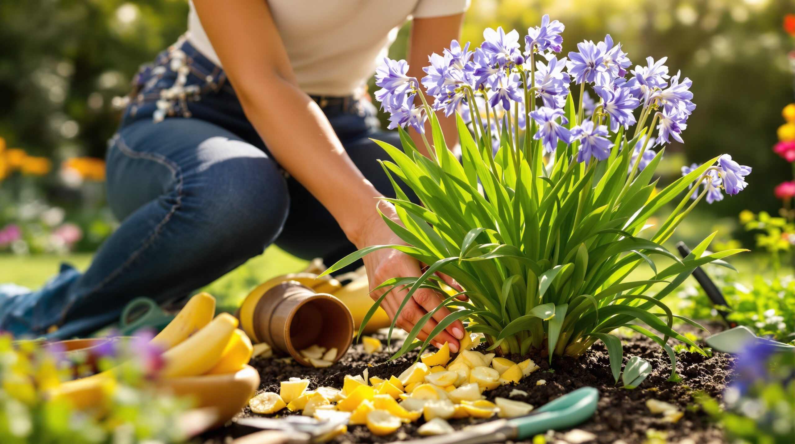 Žádné hnojivo ani zalévání: tento kuchyňský odpad podpoří kvetení vaší agapanty a během chvilky oživí vaše květiny