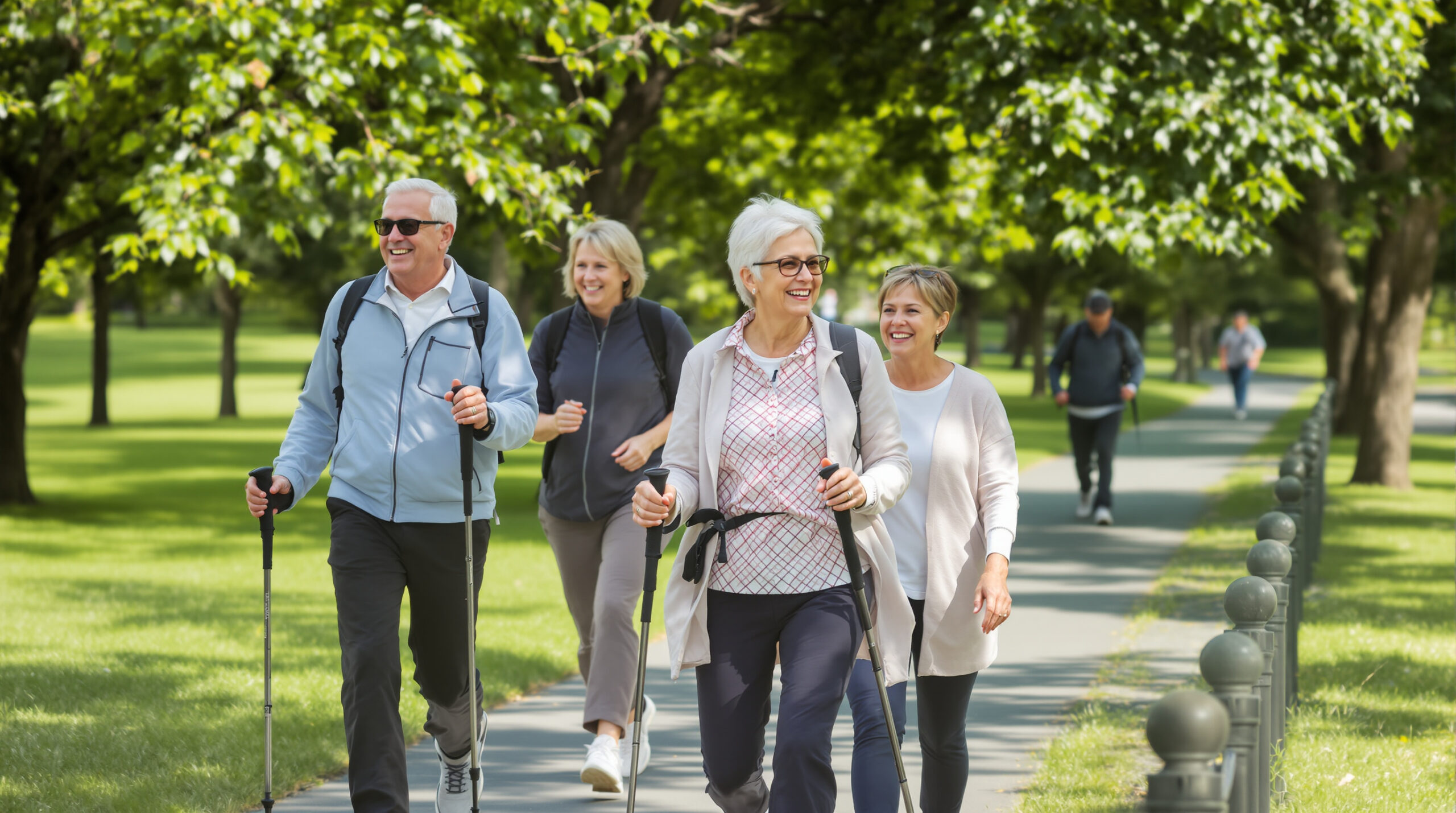Nevybírejte si rychlou chůzi, aniž byste vyzkoušeli nordic walking: může proměnit vaše procházky v opravdový zdravotní přínos.